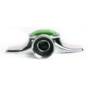 315-T Hose End Metal Circular Spot Sprinkler - Green - W03