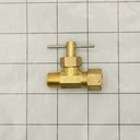 705-T 1/4 Compression X 1/8 MIP Straight Needle Valve  - W04