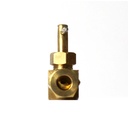 706-T 1/4 Compression X 1/4 MIP Straight Needle Valve - W03