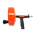 733-T 1/4" x 25ft Canister Auger / Drain Snake (Steel Drum) - W02