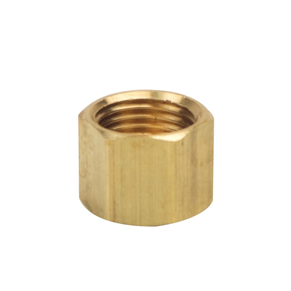 1055-T 61-C 1/4" Comp Lead-Free Brass  Nut 2/Pack - W02