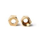 1058-T 61-C 1/2" Comp Lead-Free Brass Nut 2/Pack - W02