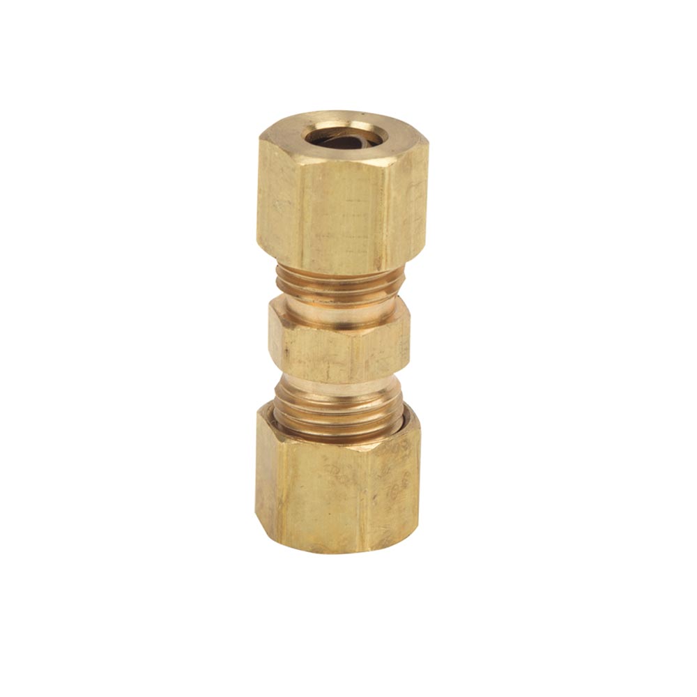 1060-T 62-C 1/4" Comp Lead-Free Brass  Coupling - W02