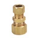 1061-T 62R 1/2" Comp  x 3/8"  Comp Lead-Free Brass  Reducer Coupling - W02
