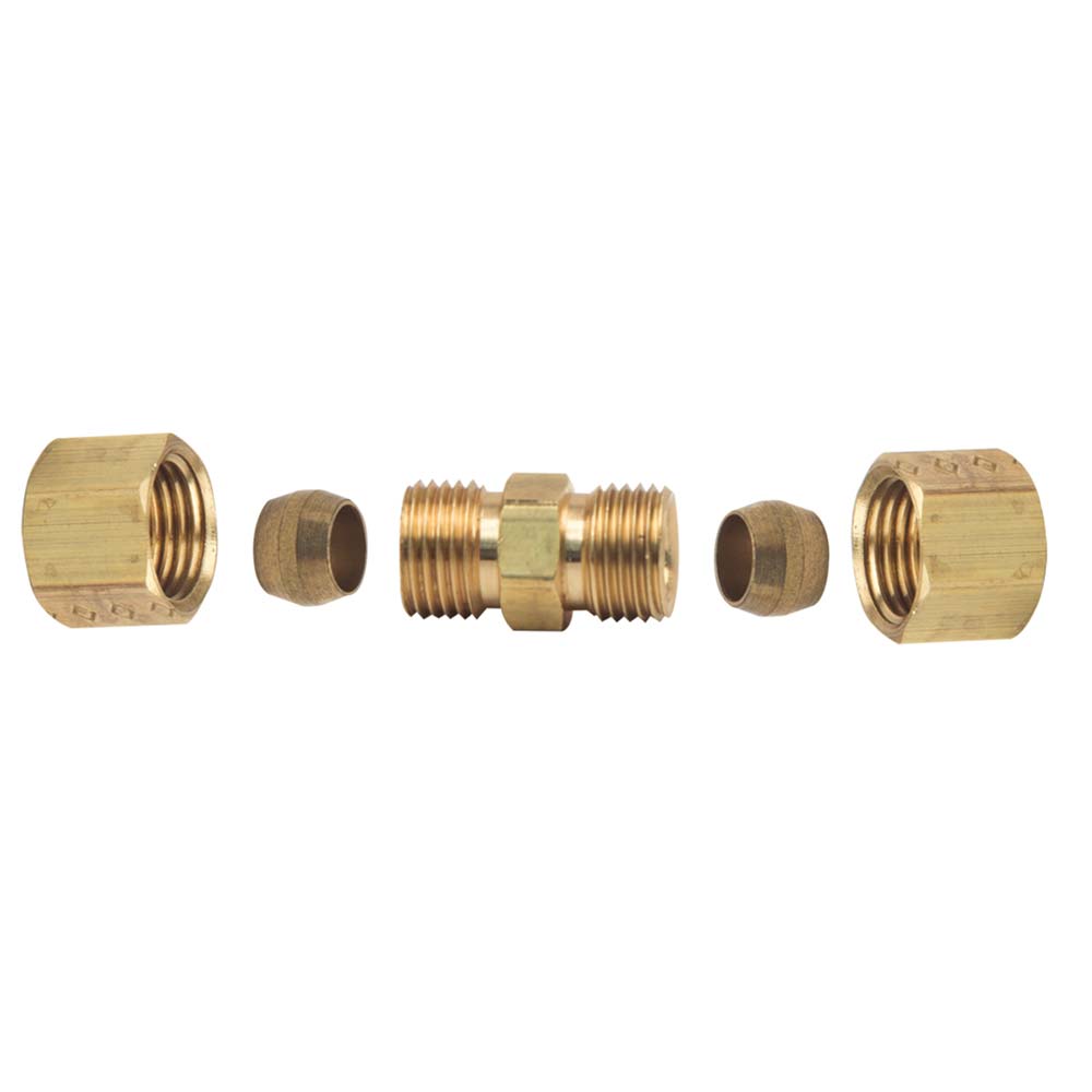 1062-T 62-C 3/8" Comp  Lead-Free Brass  Coupling - W03