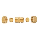 1063-T 62-C 1/2" Comp  Lead-Free Brass Coupling - W02