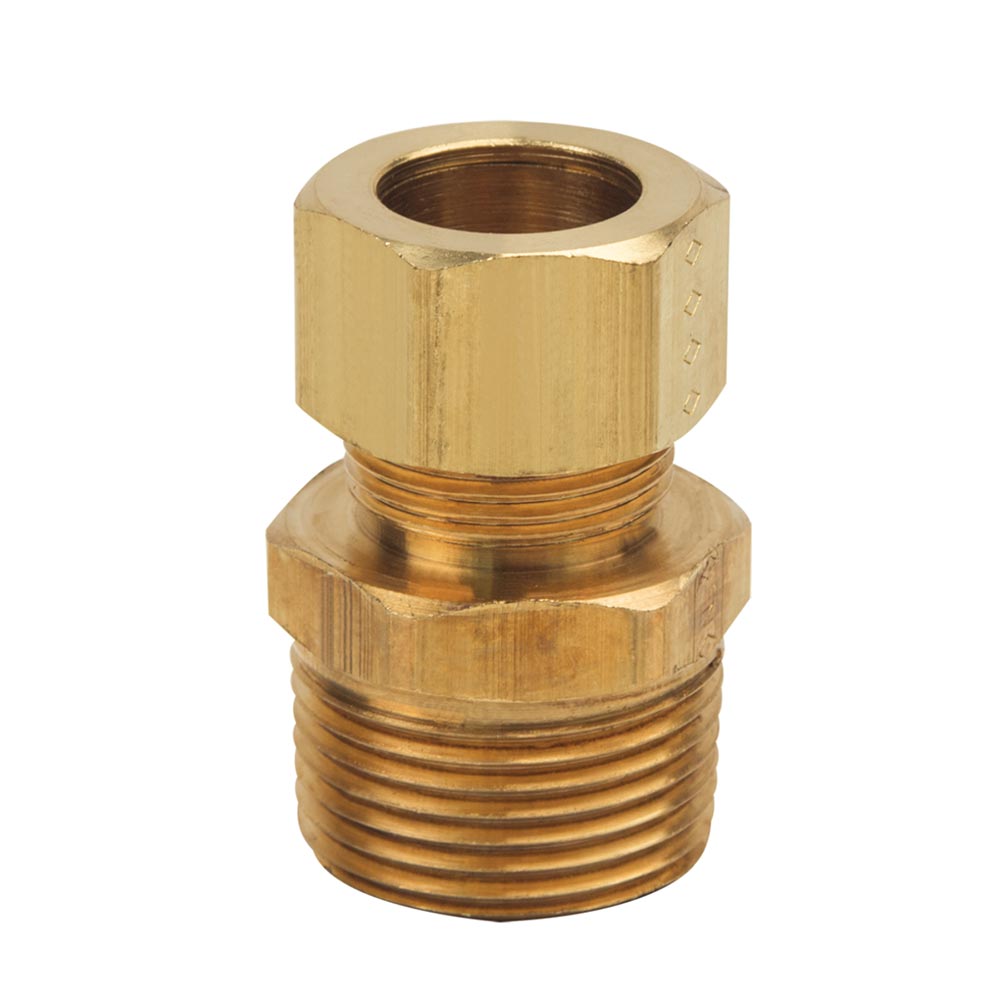 1096-T 68-C 5/8" Comp x 3/4" MIP Lead-Free Brass Adapter - W02