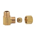 1097-T 69-C 1/4"  Comp x 1/8" MIP  Lead-Free Brass 90 Elbow - W02