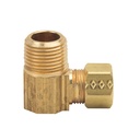 1100-T 69-C 3/8" Comp x 3/8" MIP Lead-Free Brass 90 Elbow - W02