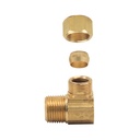 1100-T 69-C 3/8" Comp x 3/8" MIP Lead-Free Brass 90 Elbow - W03