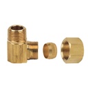 1102-T 69-C 1/2" Comp  x 3/8" MIP Lead-Free Brass  90 Elbow - W03