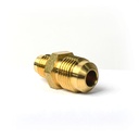 1109-T #42R 3/8" x 1/4" Brass Flare Coupling
 - W02
