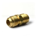 1115-T #42-F 1/2" Brass Flare Coupling - W02