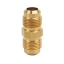 1116-T #42-F 5/8" Brass Flare Coupling - W02