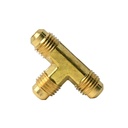 1117-T #44-F 1/4" Brass Flare Tee - W02