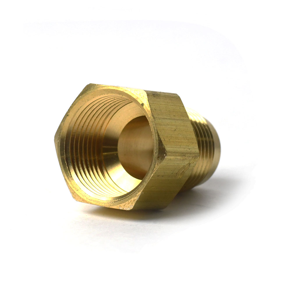1132-T 46 5/8" Flare x 3/4" FIP Brass Adapter - W04