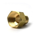 1132-T 46 5/8" Flare x 3/4" FIP Brass Adapter - W04