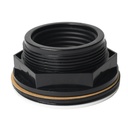1248-T ABS No-Caulk Shower Drain with Plastic Top Strainer - W03
