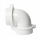 1260-T 1-1/2" PVC Slip Joint 90 ELBOW with (2) 1-1/2" Slip Joint Washers - W02