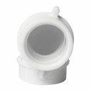 1260-T 1-1/2" PVC Slip Joint 90 ELBOW with (2) 1-1/2" Slip Joint Washers - W03