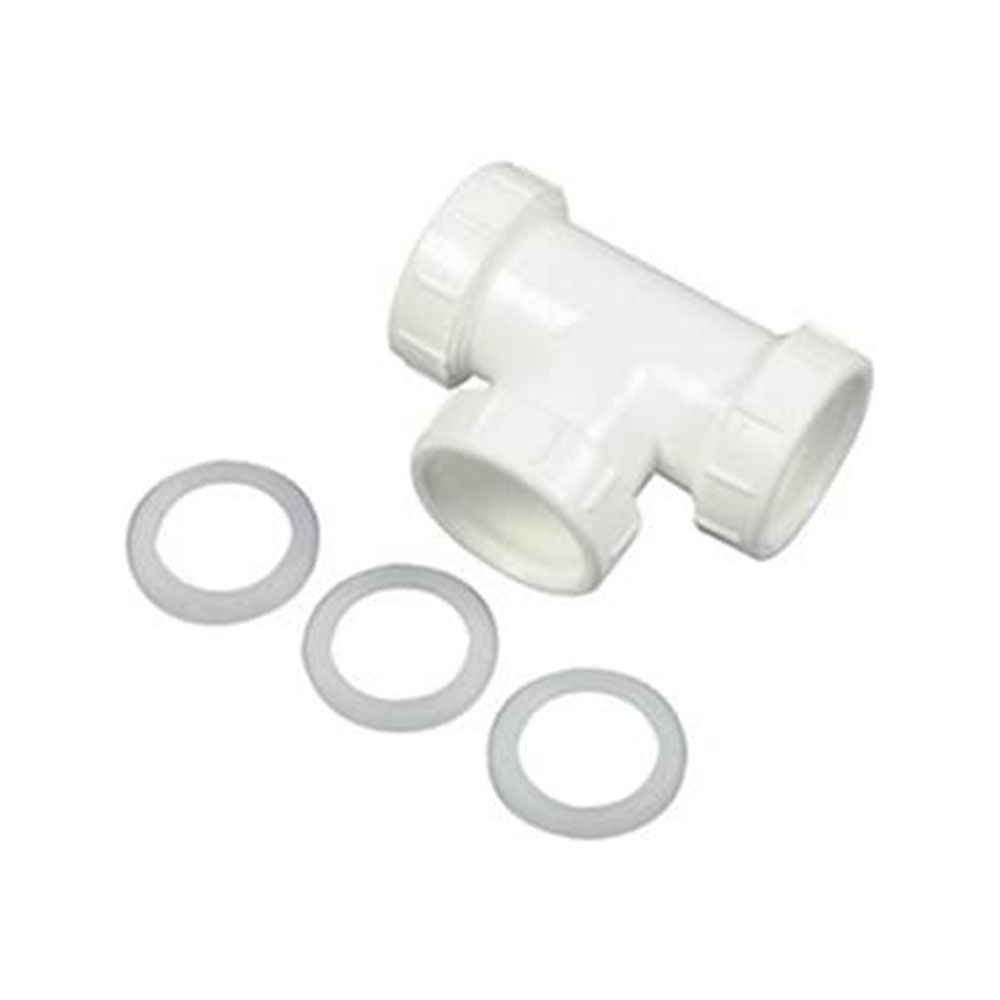 1263-T 1-1/2" PVC Slip Joint Tee - W02