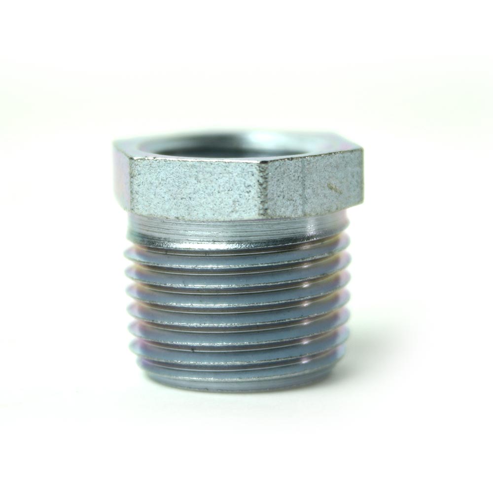 3/8" x 1/4" Galvanized Steel Hex Bushing