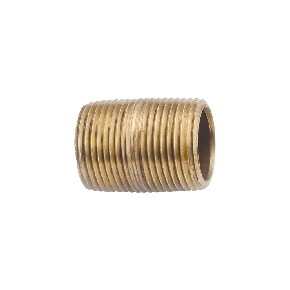 1" x Close Brass Nipple