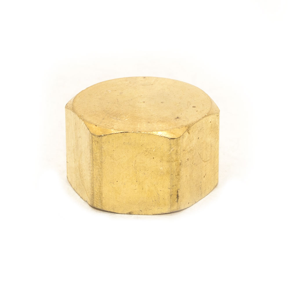 61CX 1/4" Lead-Free Brass Compression Cap