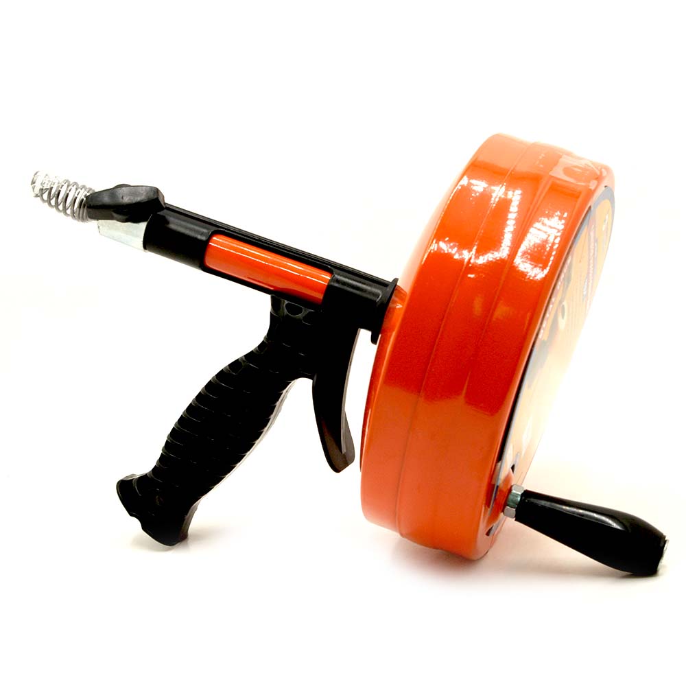 733-T 1/4" x 25ft Canister Auger / Drain Snake (Steel Drum)