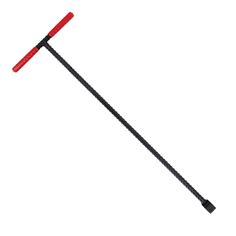 27" Long x 1/2" Dia Standard Solid Steel Water Meter Valve Key