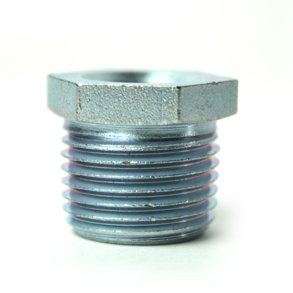 1/2" x 1/4" Galvanized Steel Hex Bushing