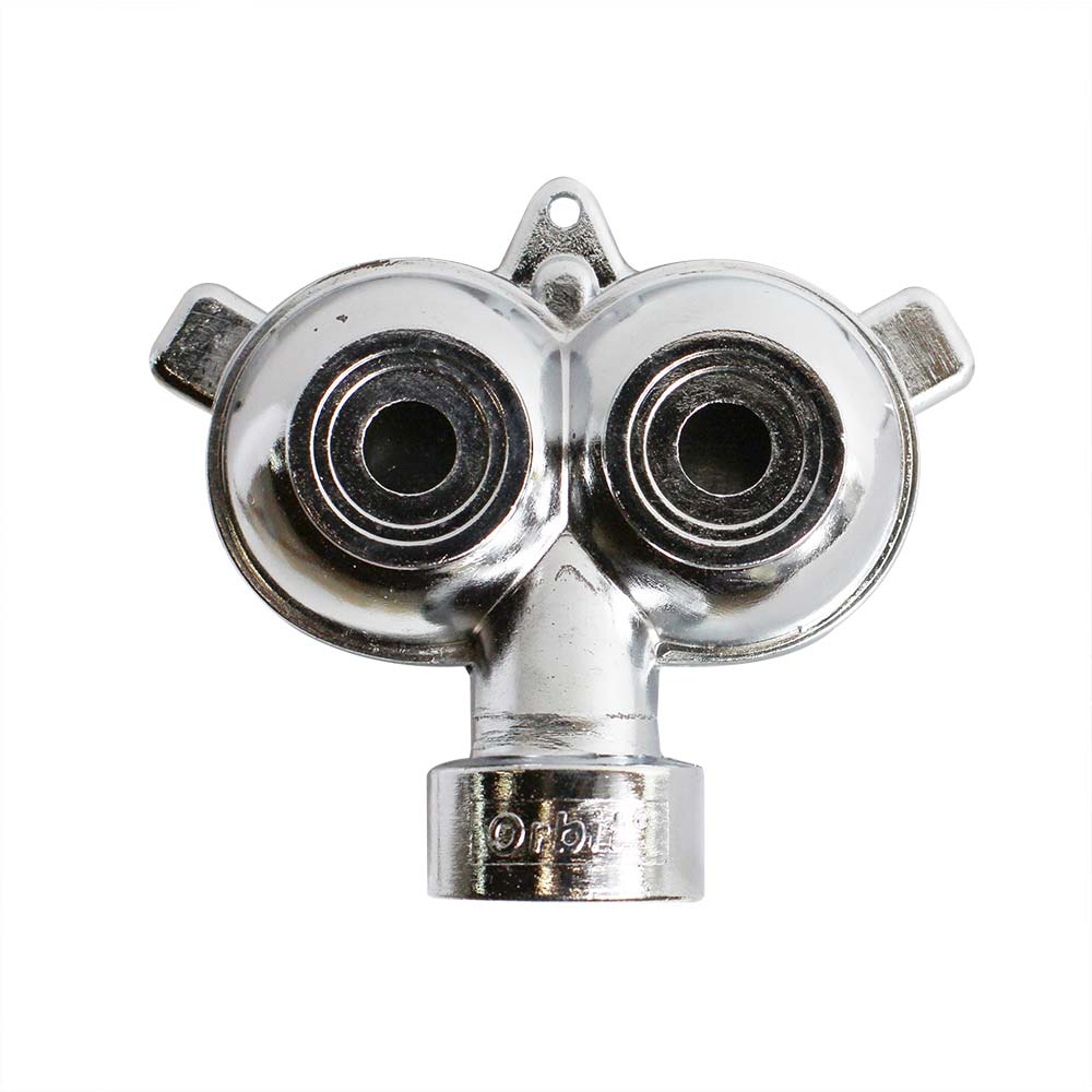 316-T Hose End Circle Pattern Twin Spot Sprinkler