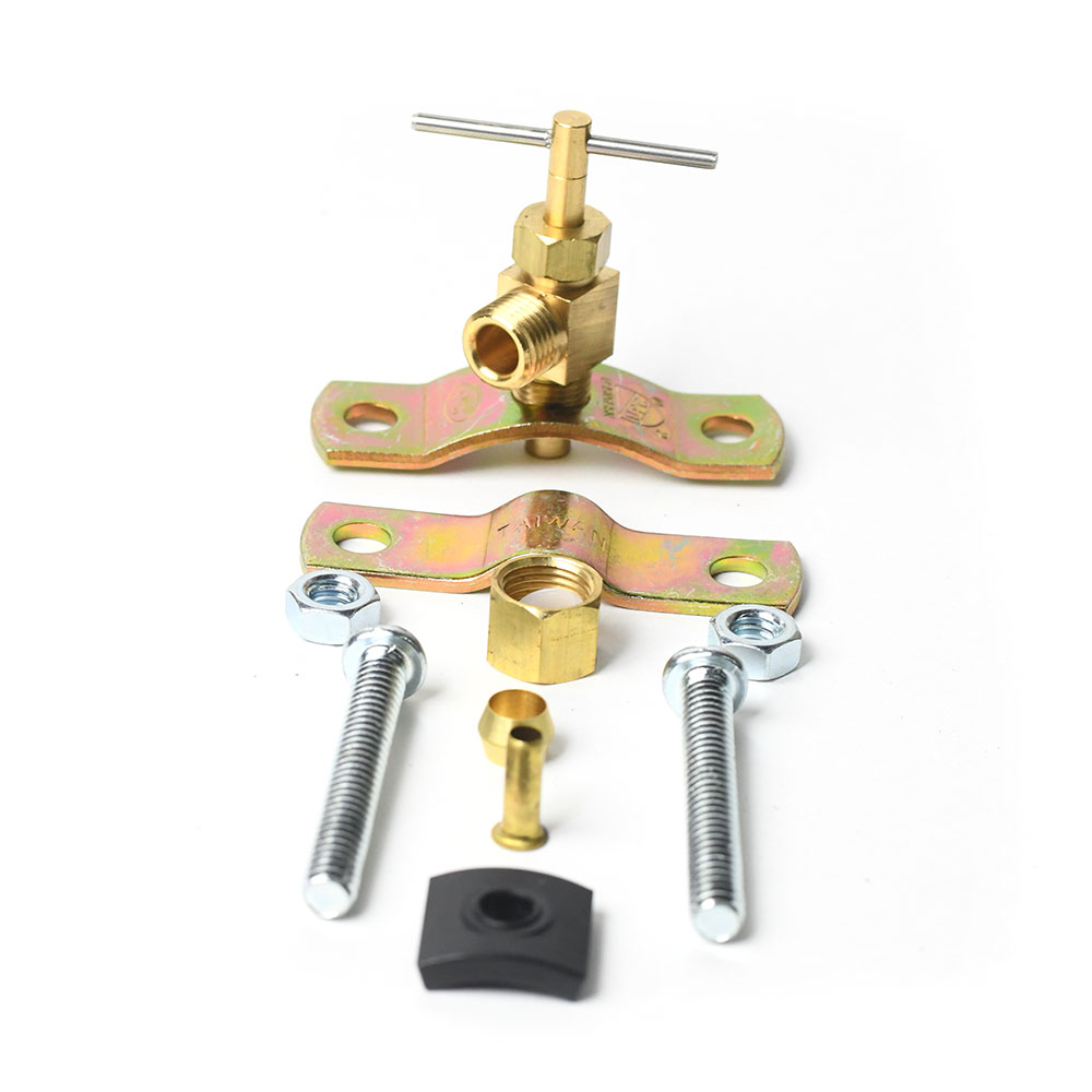 702-T Self Tapping Saddle Valve with 1/4 Inch Compression Outlet 