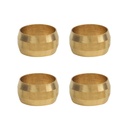 1053-T 60-C 1/2" Comp Lead-Free Brass  Sleeve 4/Pack