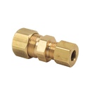 1059-T 62R 3/8" Comp x 1/4" Comp Lead-Free Brass Reducer Coupling