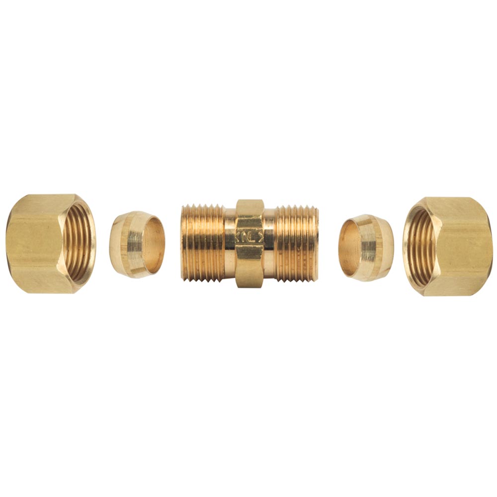 1062-T 62-C 3/8" Comp  Lead-Free Brass  Coupling