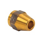 1104-T #41-F 1/4" Brass Flare Nut 2/Pack
 