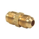 1114-T #42-F 3/8" Brass Flare Coupling