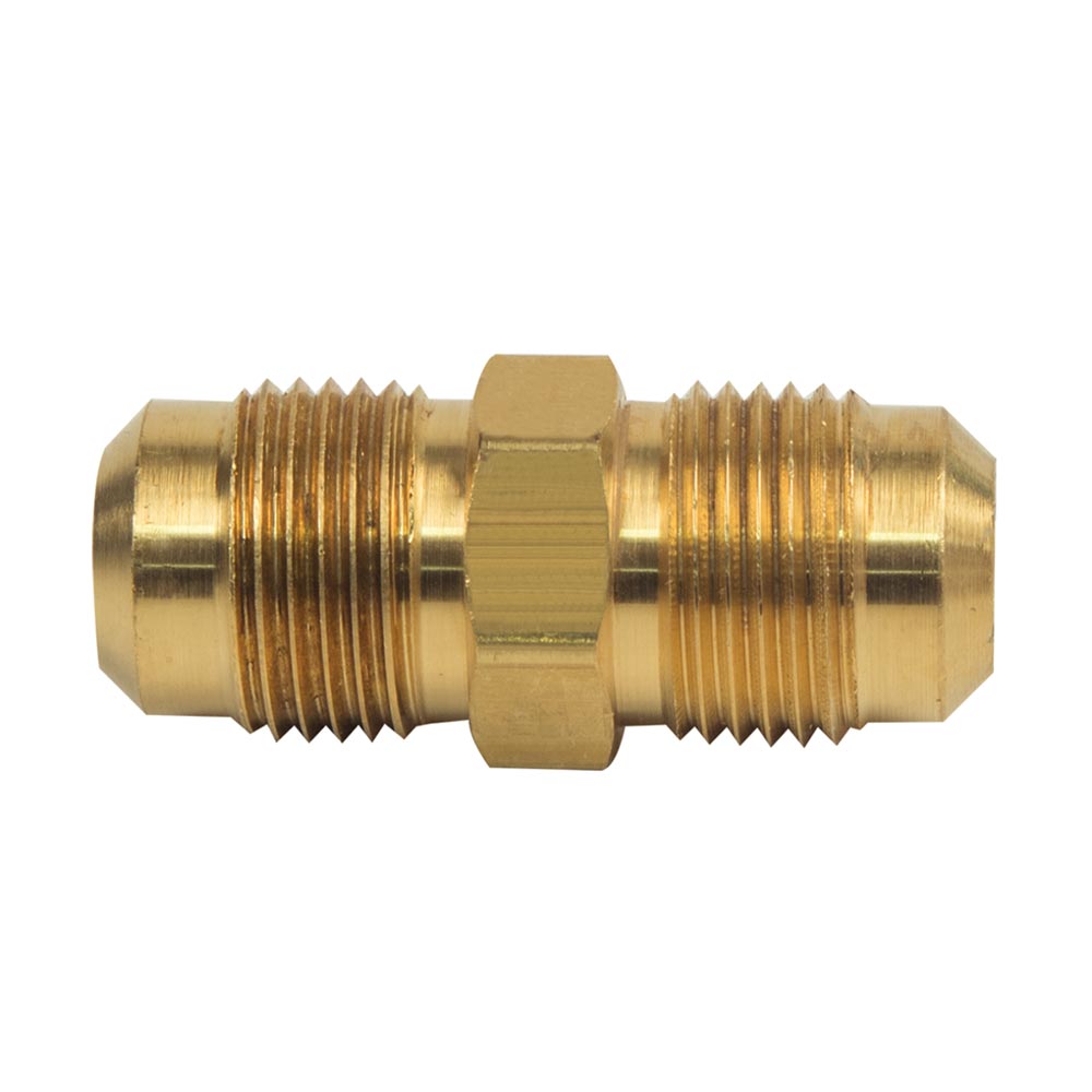 1115-T #42-F 1/2" Brass Flare Coupling