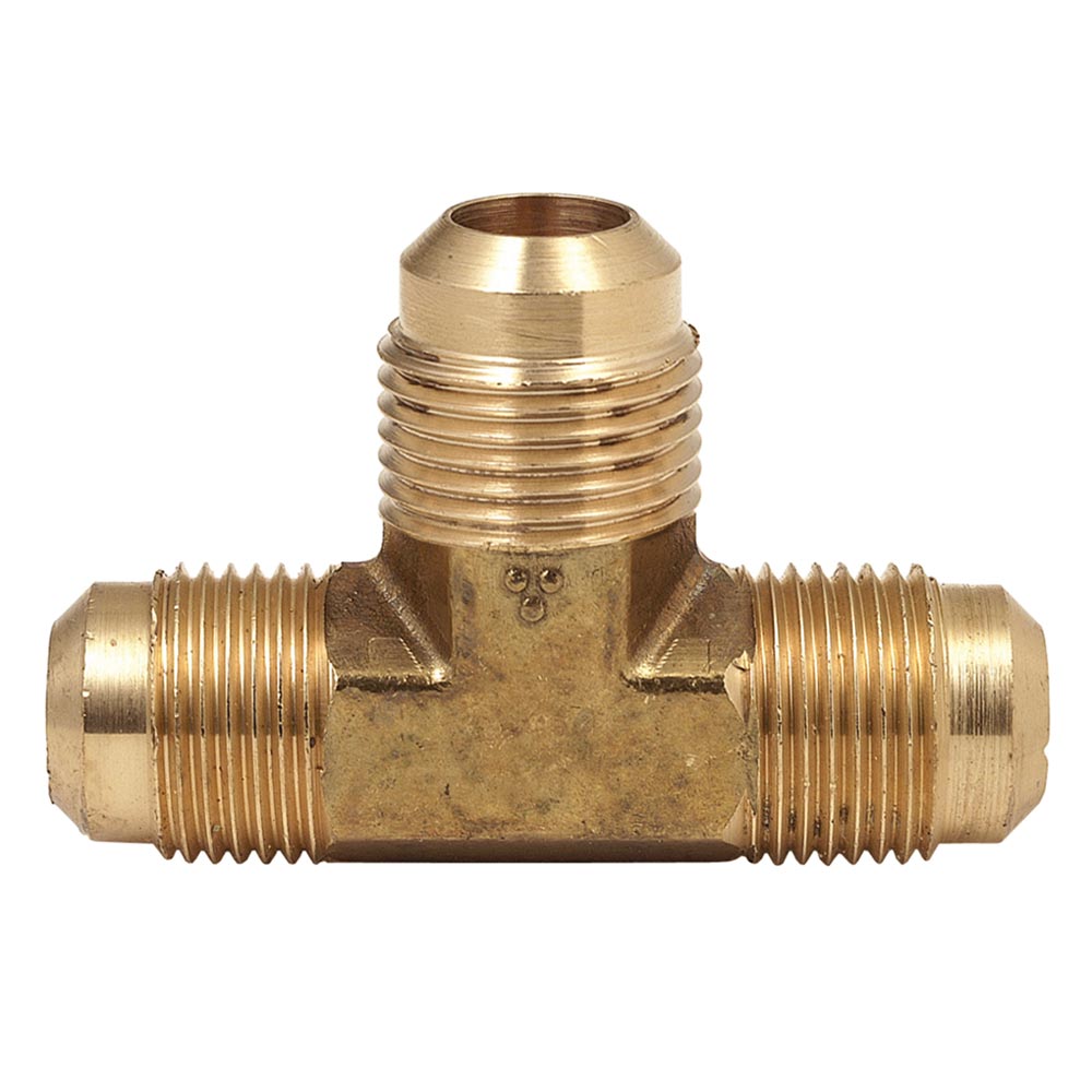 1119-T #44-F 3/8" Brass Flare Tee