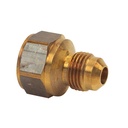 1127-T #46 3/8" Flare x 1/2" FIP Brass Adapter