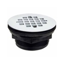 1248-T ABS No-Caulk Shower Drain with Plastic Top Strainer