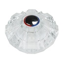 1496-T Price Pfister Avante Tub Shower / Lavatory Faucet Handle - Clear Acrylic HOT/COLD