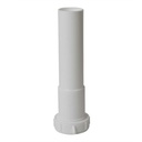 1631-T 1-1/4" X 8" PVC Slip Joint Extension Tube with 1-1/4" Slip Joint Washer - Plastic Bag with Header Card