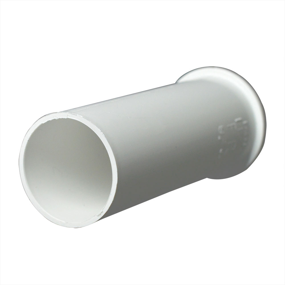 1643-T 1-1/2" X 4" PVC Flanged Tailpiece