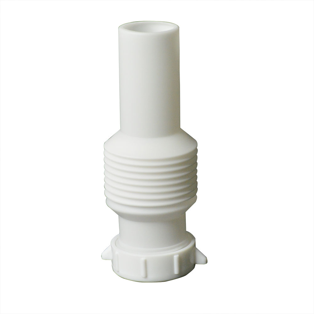 1685-T 1-1/4" X 9" Flexible Slip Joint Extension Tube with Slip Joint Nut & Washer (Form-Fit Style)