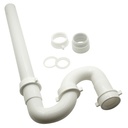 1983-T 1-1/2" x PVC S-Trap with Nut & Washer