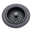 5923-T Kitchen Sink Basket Strainer - Matte Black