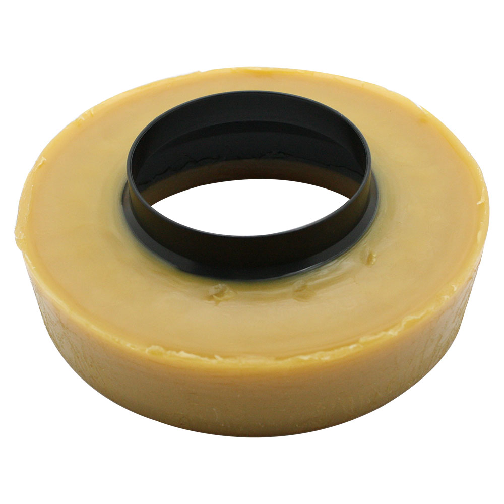 04480  Extra Thick  4 Inch X 3 Inch Toilet Bowl Gasket Wax Ring with Plastic Flange