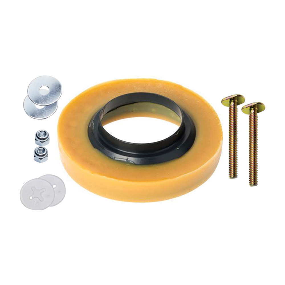 04425 4"X3"WAX RING W/BR.BOLTS